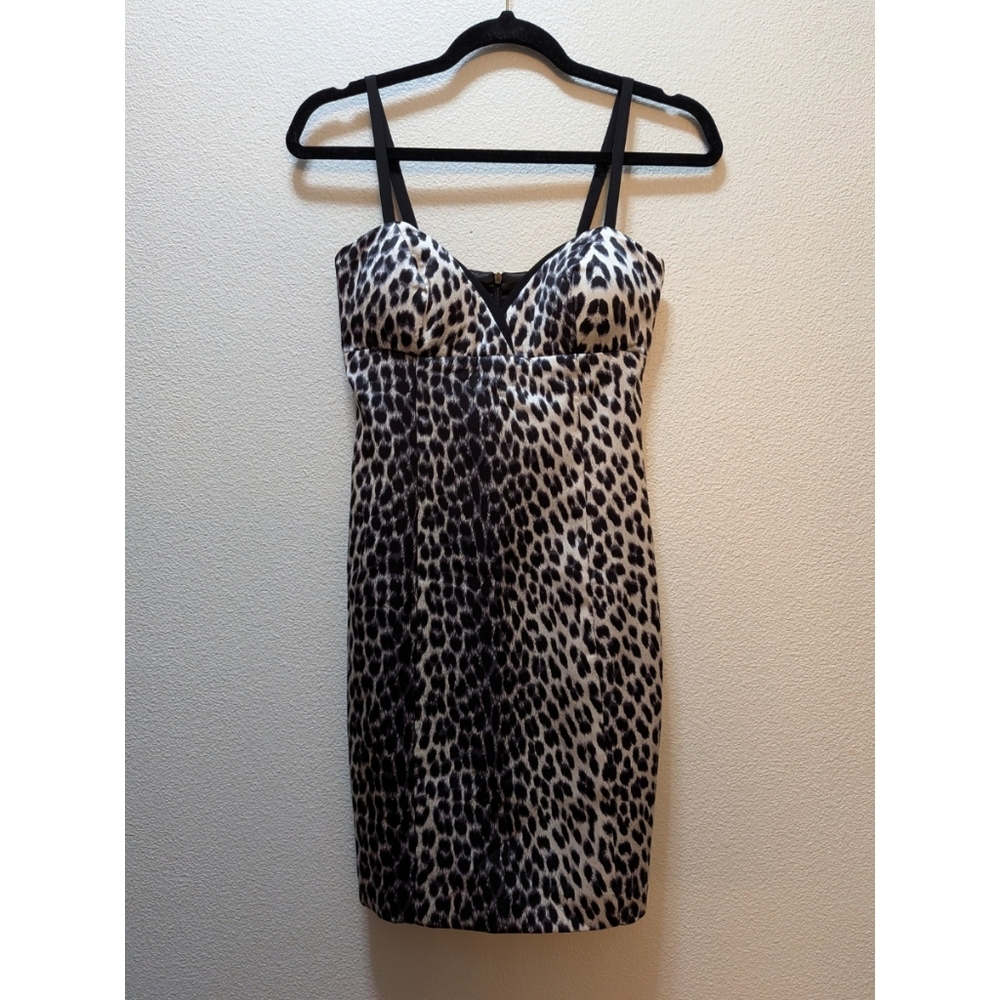 Leopard Print Silk Dress